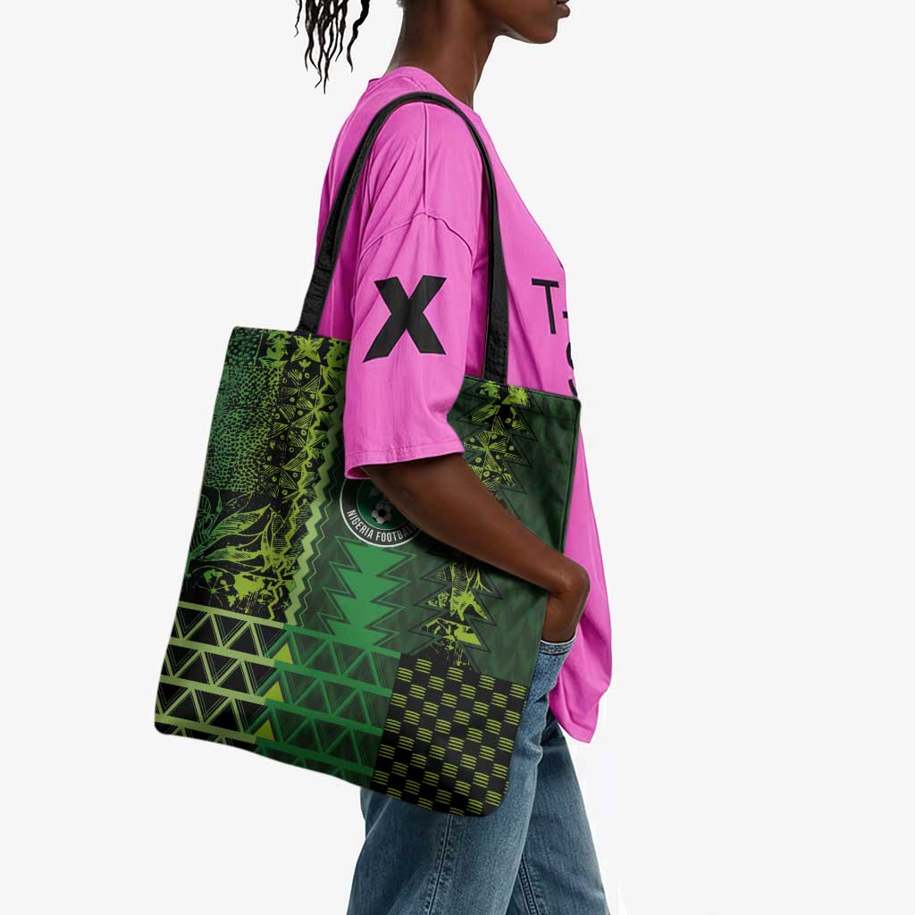 Nigeria Football Tote Bag The Naija-Tribal Sporty Style - African Pride