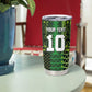 Custom Nigeria Football Tumbler Cup The Naija-Tribal Sporty Style - African Pride
