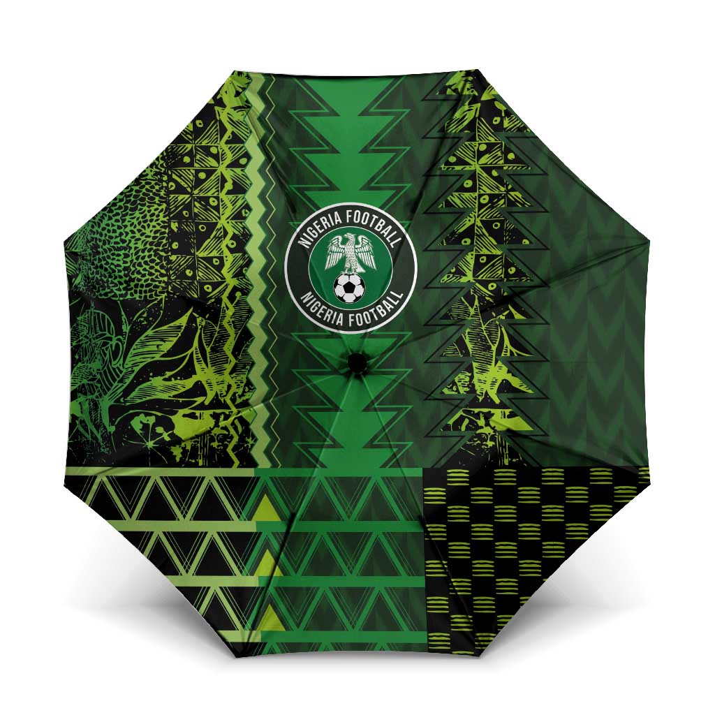 Nigeria Football Umbrella The Naija-Tribal Sporty Style - African Pride