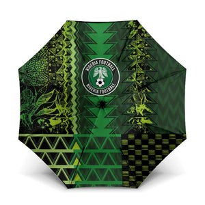 Nigeria Football Umbrella The Naija-Tribal Sporty Style - African Pride