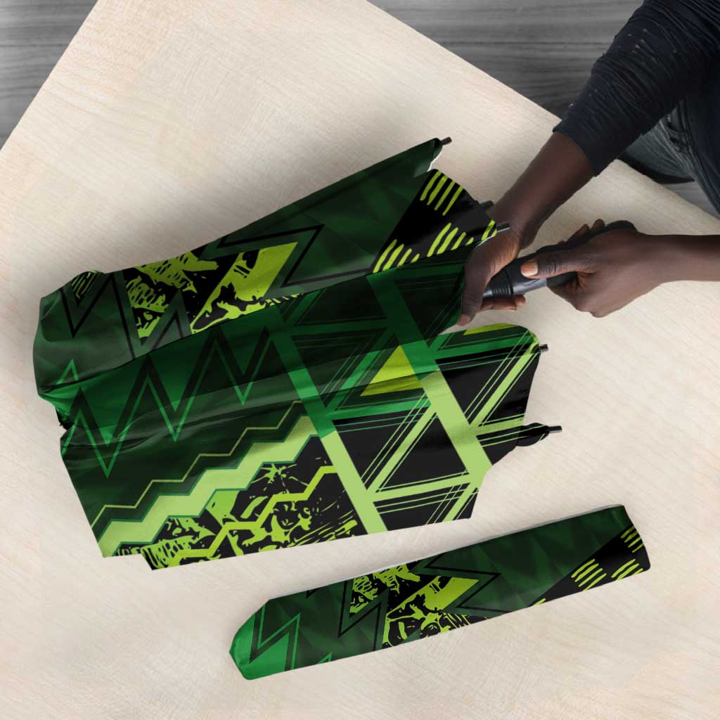 Nigeria Football Umbrella The Naija-Tribal Sporty Style - African Pride