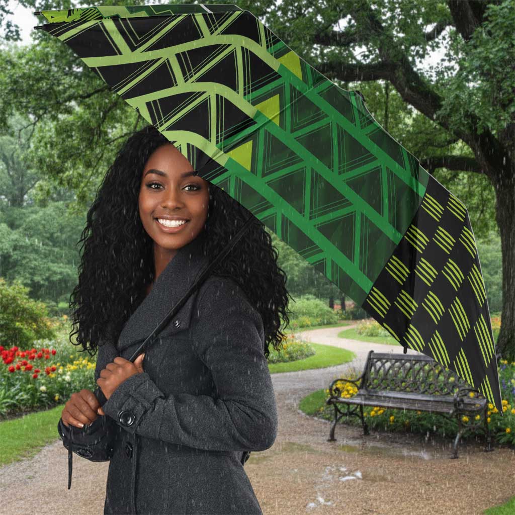 Nigeria Football Umbrella The Naija-Tribal Sporty Style - African Pride