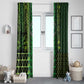 Nigeria Football Window Curtain The Naija-Tribal Sporty Style - African Pride