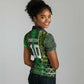 Custom Nigeria Football Women Polo Shirt The Naija-Tribal Sporty Style - African Pride