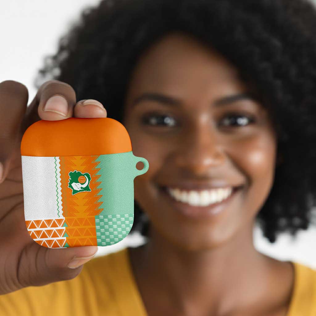 Ivory Coast Football AirPods Case Côte d'Ivoire-Tribal Sporty Style - African Pride