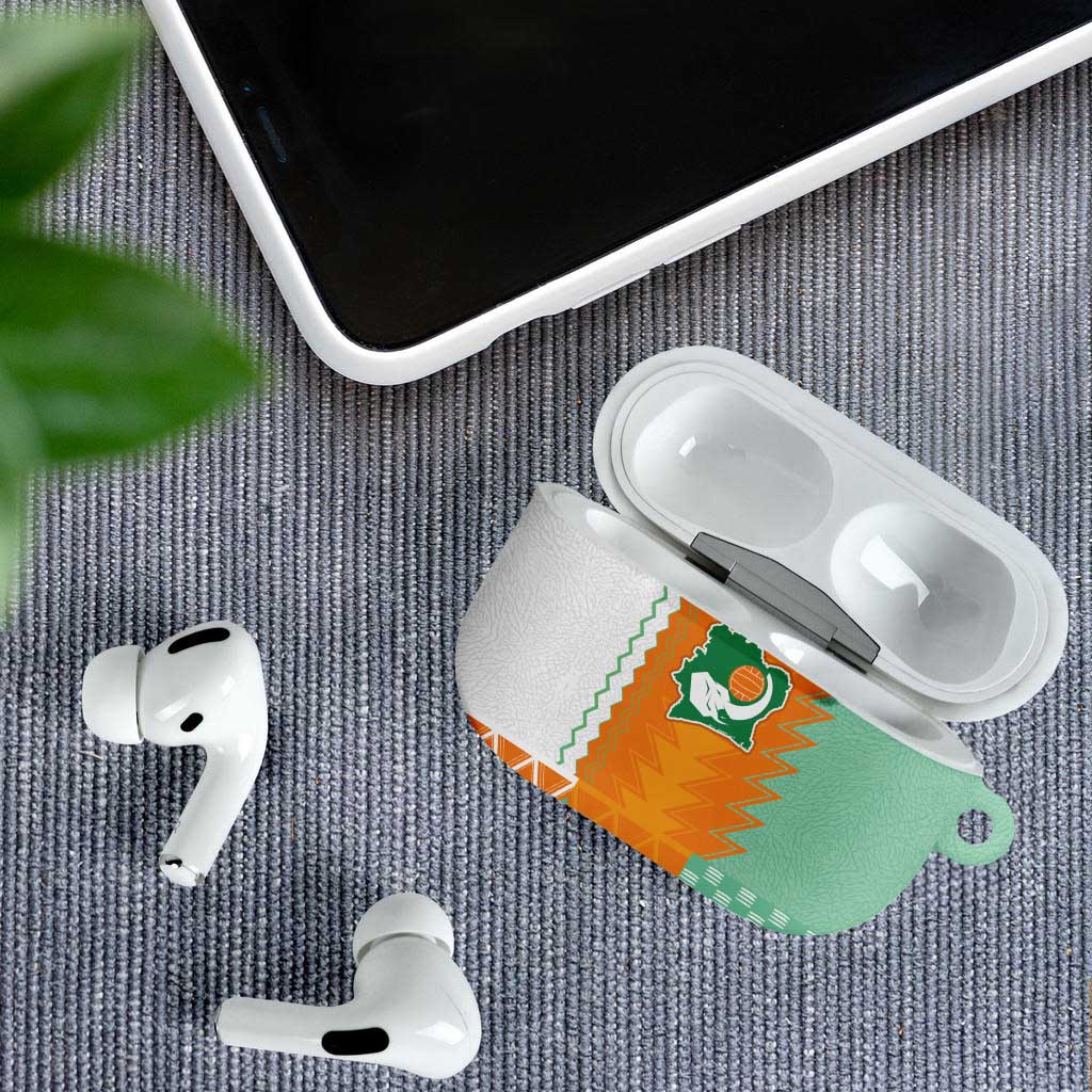 Ivory Coast Football AirPods Case Côte d'Ivoire-Tribal Sporty Style - African Pride