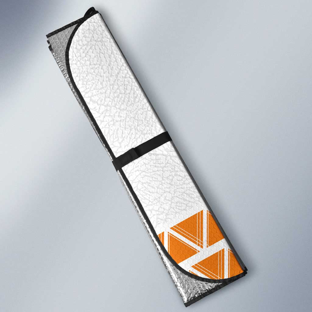 Ivory Coast Football Auto Sun Shade Côte d'Ivoire-Tribal Sporty Style - African Pride