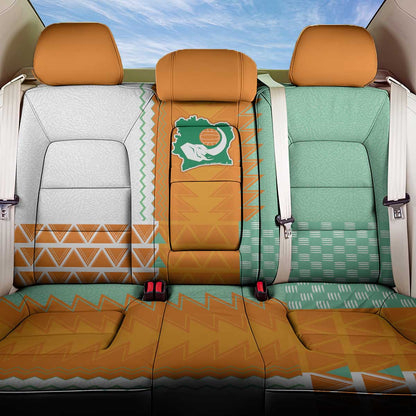 Ivory Coast Football Back Car Seat Cover Côte d'Ivoire-Tribal Sporty Style - African Pride