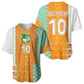 Custom Ivory Coast Football Baseball Jersey Côte d'Ivoire-Tribal Sporty Style - African Pride