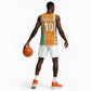 Custom Ivory Coast Football Basketball Jersey Côte d'Ivoire-Tribal Sporty Style - African Pride