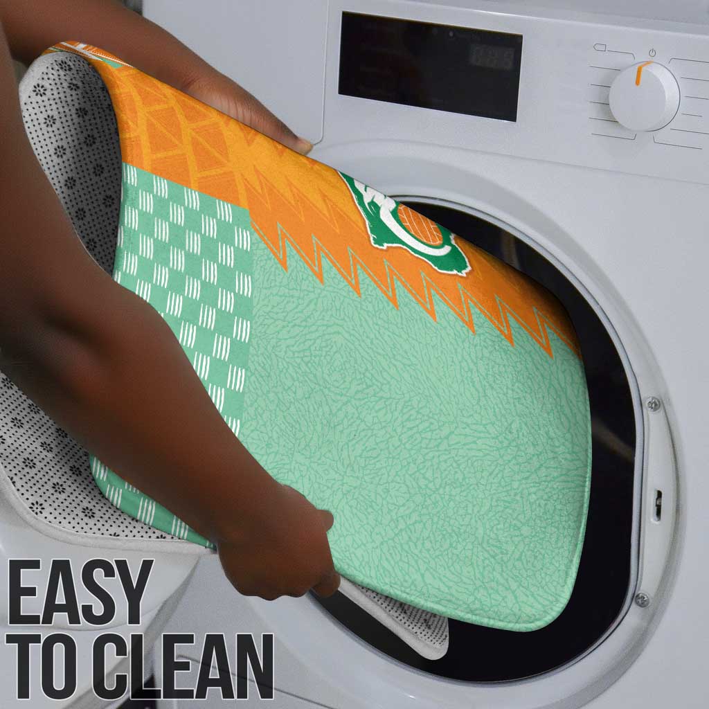 Ivory Coast Football Bathroom Set Côte d'Ivoire-Tribal Sporty Style - African Pride