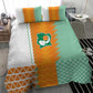 Ivory Coast Football Bedding Set Côte d'Ivoire-Tribal Sporty Style - African Pride
