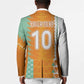 Custom Ivory Coast Football Blazer Côte d'Ivoire-Tribal Sporty Style - African Pride