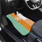 Custom Ivory Coast Football Car Mats Côte d'Ivoire-Tribal Sporty Style - African Pride