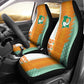 Ivory Coast Football Car Seat Cover Côte d'Ivoire-Tribal Sporty Style - African Pride