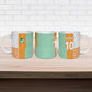 Custom Ivory Coast Football Ceramic Mug Côte d'Ivoire-Tribal Sporty Style - African Pride