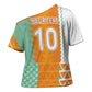 Custom Ivory Coast Football Cross Shoulder Shirt Côte d'Ivoire-Tribal Sporty Style - African Pride