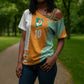 Custom Ivory Coast Football Cross Shoulder Shirt Côte d'Ivoire-Tribal Sporty Style - African Pride