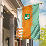 Ivory Coast Football Garden Flag Côte d'Ivoire-Tribal Sporty Style - African Pride