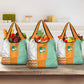 Ivory Coast Football Grocery Bag Côte d'Ivoire-Tribal Sporty Style - African Pride