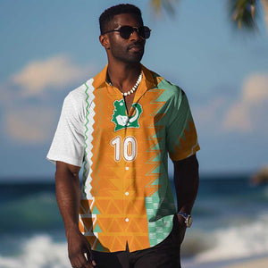Custom Ivory Coast Football Hawaiian Shirt Côte d'Ivoire-Tribal Sporty Style - African Pride