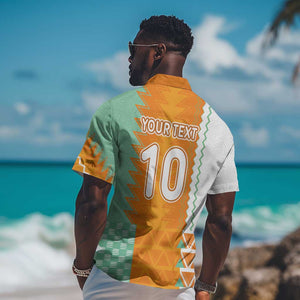 Custom Ivory Coast Football Hawaiian Shirt Côte d'Ivoire-Tribal Sporty Style - African Pride