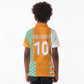 Custom Ivory Coast Football Kid Polo Shirt Côte d'Ivoire-Tribal Sporty Style - African Pride