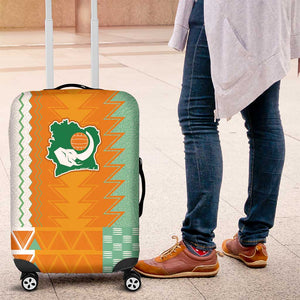Ivory Coast Football Luggage Cover Côte d'Ivoire-Tribal Sporty Style - African Pride