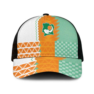 Ivory Coast Football Mesh Trucker Cap Côte d'Ivoire-Tribal Sporty Style