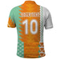 Custom Ivory Coast Football Polo Shirt Côte d'Ivoire-Tribal Sporty Style - African Pride