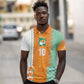 Custom Ivory Coast Football Polo Shirt Côte d'Ivoire-Tribal Sporty Style - African Pride