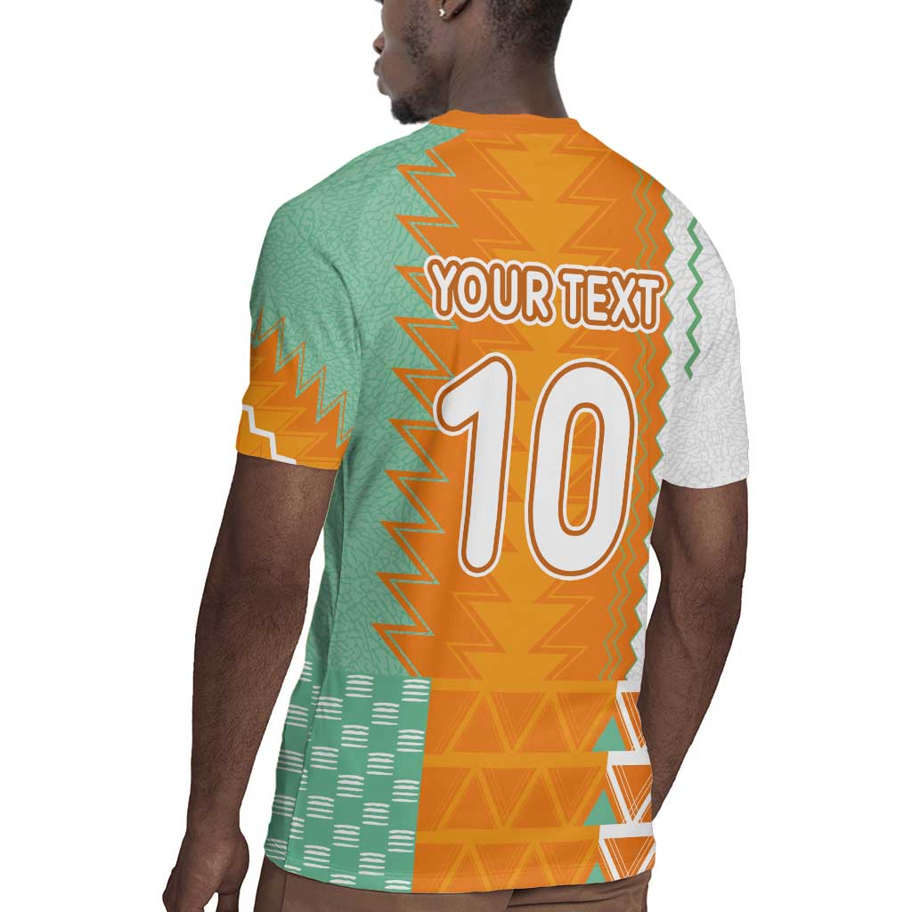 Custom Ivory Coast Football Rugby Jersey Côte d'Ivoire-Tribal Sporty Style - African Pride