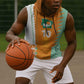 Custom Ivory Coast Football Sleeveless Hoodie Côte d'Ivoire-Tribal Sporty Style - African Pride