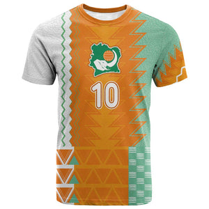 Custom Ivory Coast Football T shirt Côte d'Ivoire-Tribal Sporty Style - African Pride