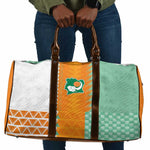 Ivory Coast Football Travel Bag Côte d'Ivoire-Tribal Sporty Style - African Pride