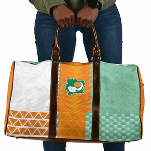 Ivory Coast Football Travel Bag Côte d'Ivoire-Tribal Sporty Style - African Pride