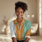 Custom Ivory Coast Football Women Casual Shirt Côte d'Ivoire-Tribal Sporty Style - African Pride