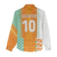 Custom Ivory Coast Football Women Casual Shirt Côte d'Ivoire-Tribal Sporty Style - African Pride
