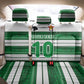 Custom Zimbabwe Rugby Back Car Seat Cover African Heritage Edition - African Pride