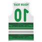 Custom Zimbabwe Rugby Basketball Jersey African Heritage Edition - African Pride