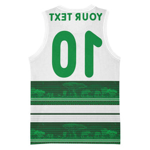 Custom Zimbabwe Rugby Basketball Jersey African Heritage Edition - African Pride