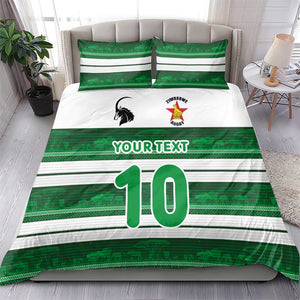 Custom Zimbabwe Rugby Bedding Set African Heritage Edition - African Pride