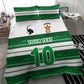 Custom Zimbabwe Rugby Bedding Set African Heritage Edition - African Pride