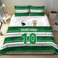 Custom Zimbabwe Rugby Bedding Set African Heritage Edition - African Pride