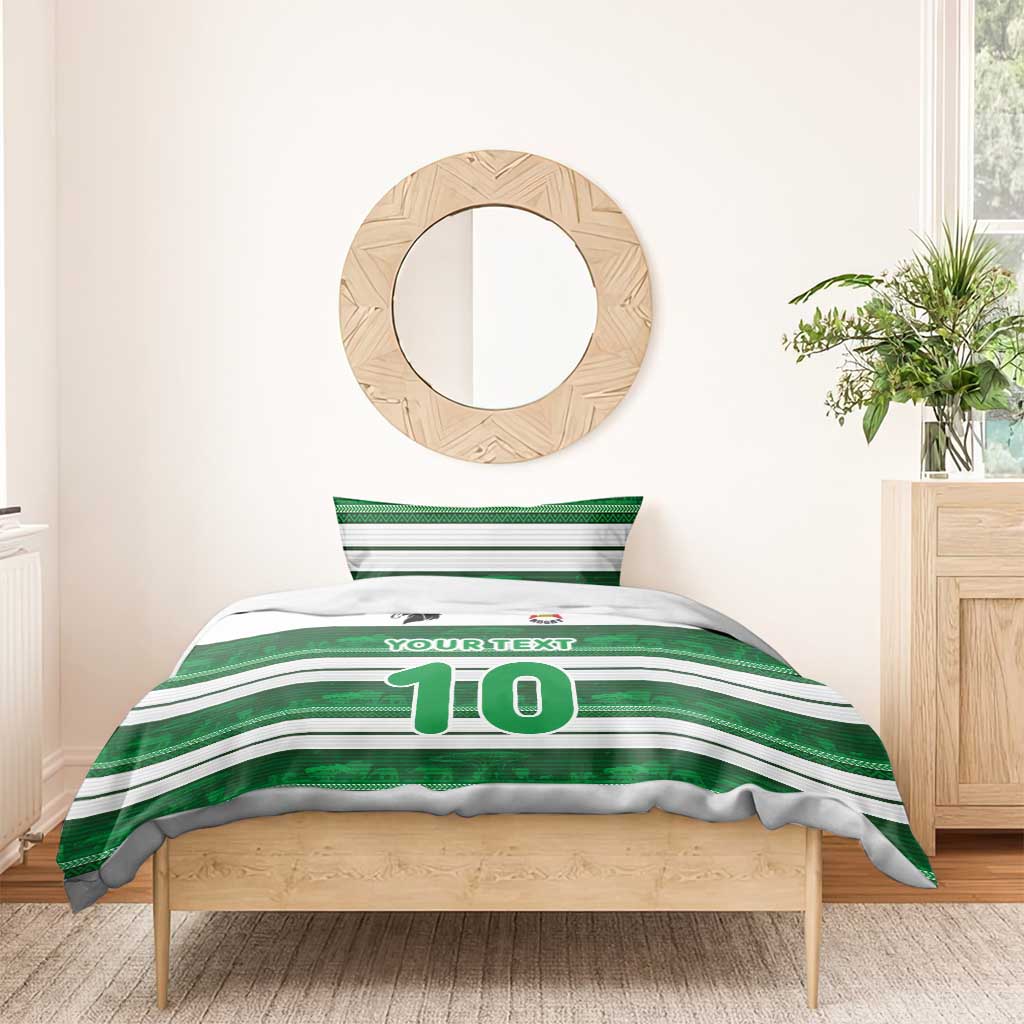 Custom Zimbabwe Rugby Bedding Set African Heritage Edition - African Pride
