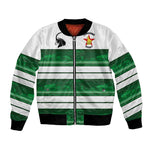 Custom Zimbabwe Rugby Bomber Jacket African Heritage Edition - African Pride