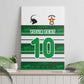 Custom Zimbabwe Rugby Canvas Wall Art African Heritage Edition - African Pride