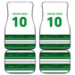 Custom Zimbabwe Rugby Car Mats African Heritage Edition - African Pride