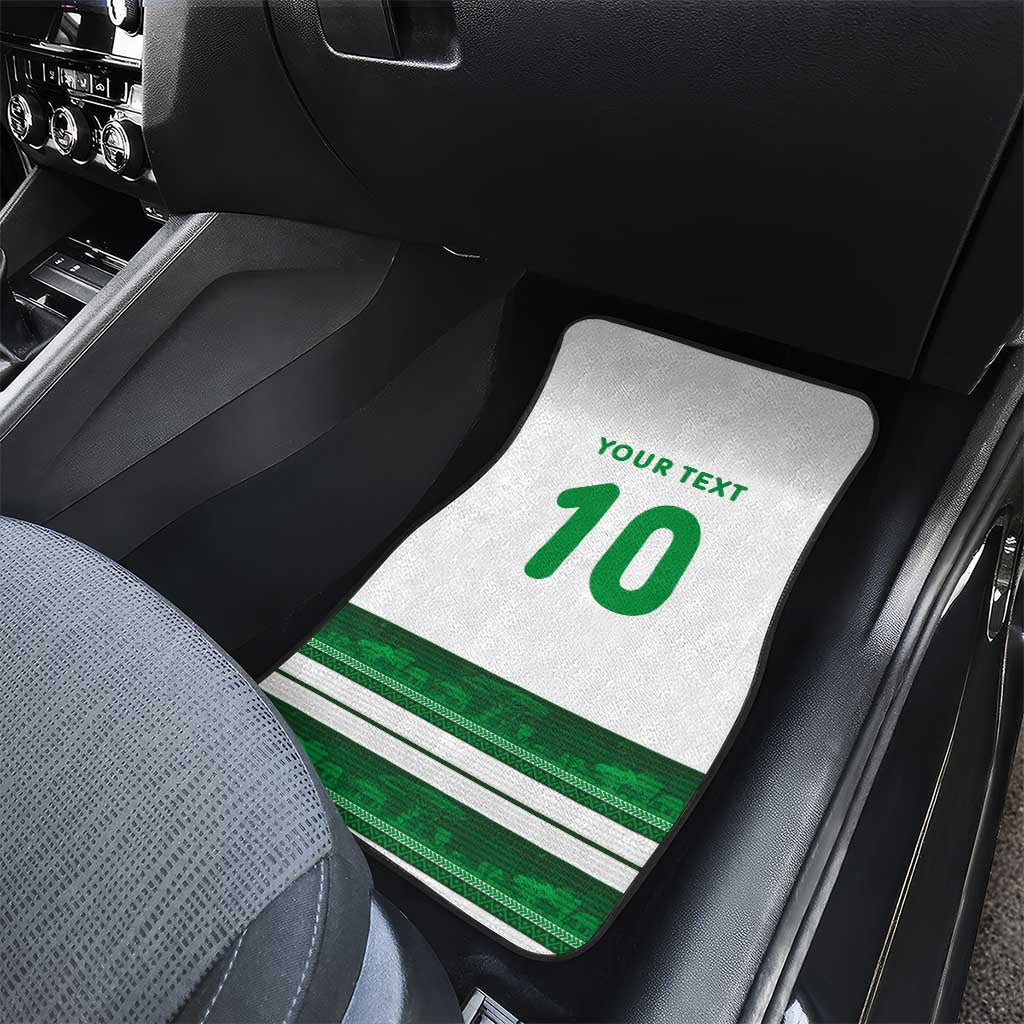 Custom Zimbabwe Rugby Car Mats African Heritage Edition - African Pride