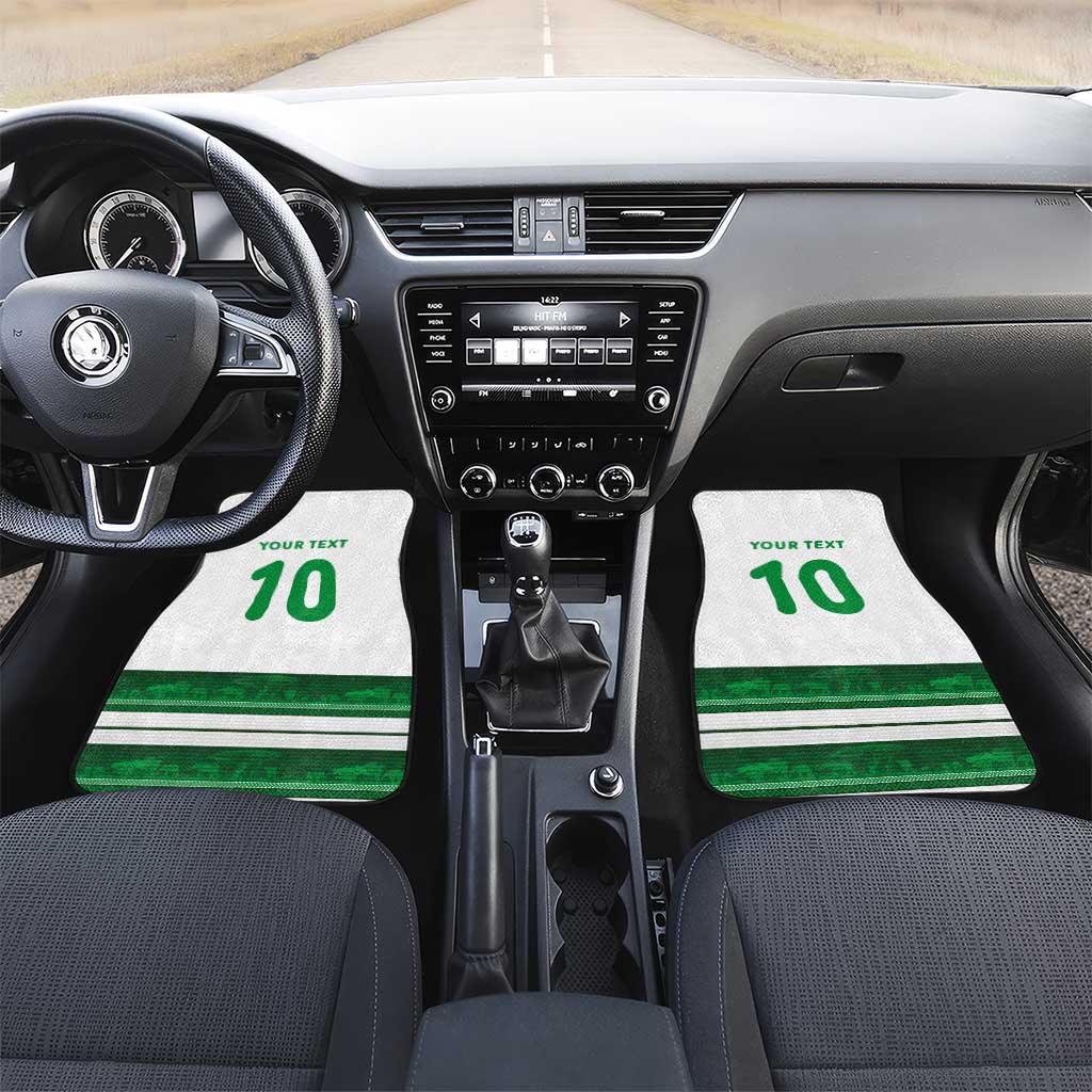 Custom Zimbabwe Rugby Car Mats African Heritage Edition - African Pride
